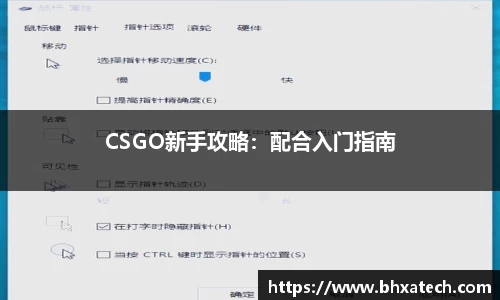 CSGO新手攻略：配合入门指南